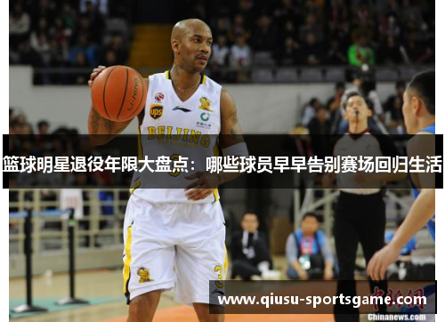 篮球明星退役年限大盘点：哪些球员早早告别赛场回归生活